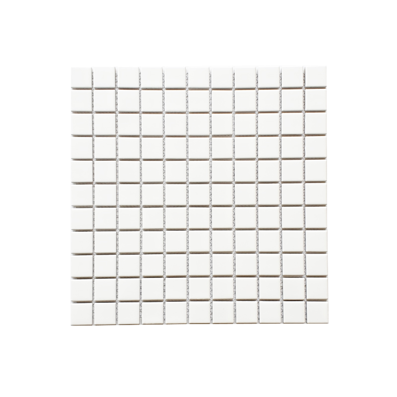 MOZZA TILE: MOZZA TILE Mini Square Glossy White 25x25mm (302x302mm) - small 1